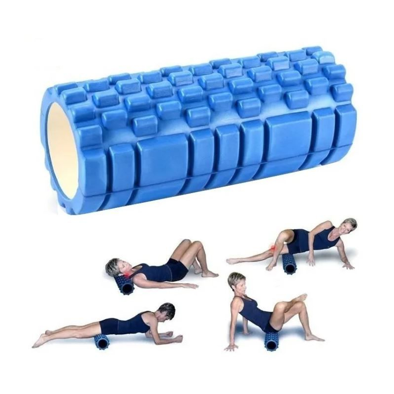 Rodillo Masajeador Texturado Foam Roller Yoga Pilates Gym