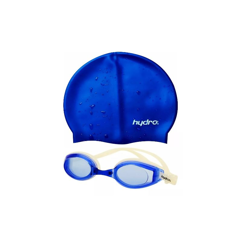 Combo Kit Natacion Adultos Antiparras + Gorro Hydro